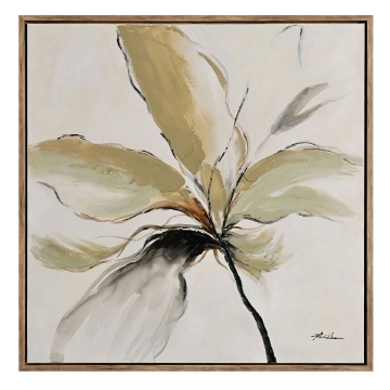 Picture of TAUPE ABSTRACT FLORAL II ART