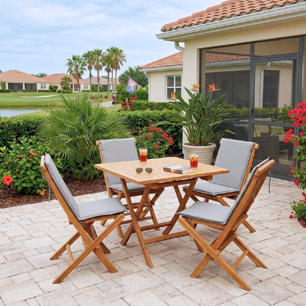 Teak Patio Bistro Set